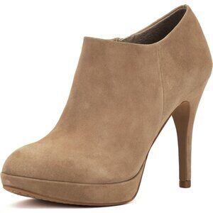 Vince Camuto Women's Tortilla Suede Closed Pointed Toe High Heel Elvin Bootie